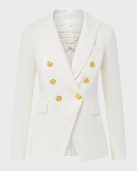 Balmain Collarless Tweed Jacket | Neiman Marcus