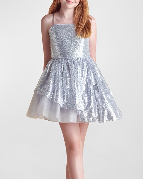 open lace back dress Primavera Couture 14063 Homecoming Plus Size Short Cocktail Sequin Dress