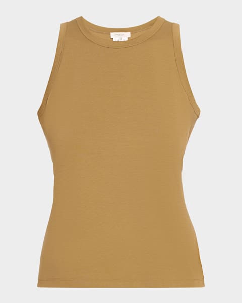 Helmut Lang Twisted Halter Tank Top | Neiman Marcus