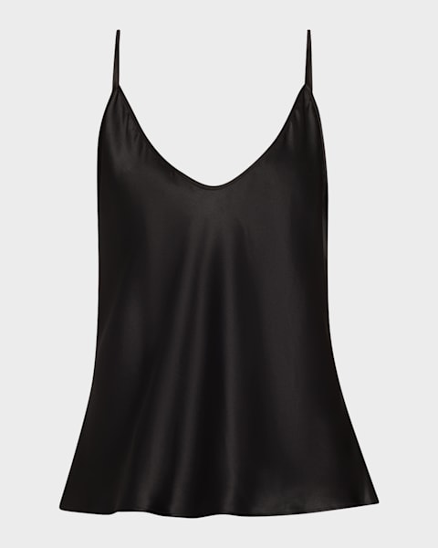 Cinq a Sept Marta Cowl-Neck Silk Camisole | Neiman Marcus