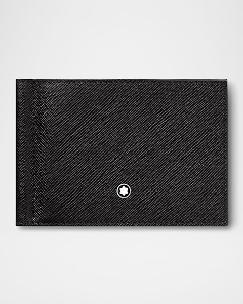 Montblanc Men's Meisterstuck Bifold Wallet with Money Clip