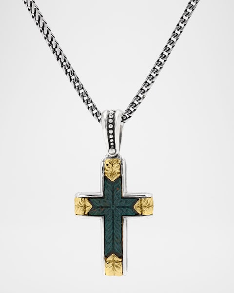 Konstantino 18K Gold Accented Black Onyx 2.25