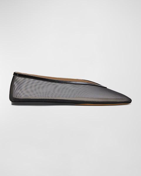 Luna Suede Ballerina Flats