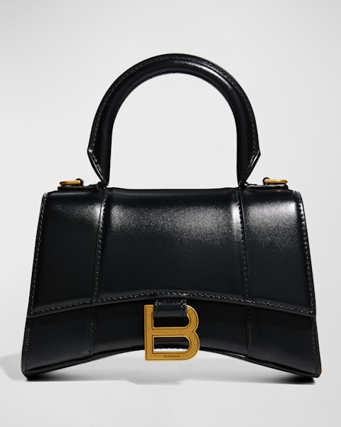 Balenciaga Hourglass XS Metallic Bag | Neiman Marcus