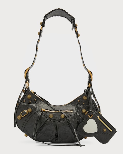 Balenciaga Le Cagole XS Metallic Shoulder Bag | Neiman Marcus