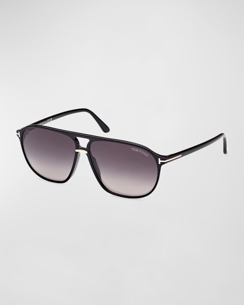 Men's Virgil Acetate Square Sunglasses