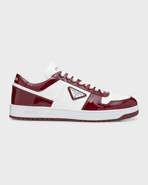 Prada Men's Downtown Napa Leather Low-Top Sneakers | Neiman
