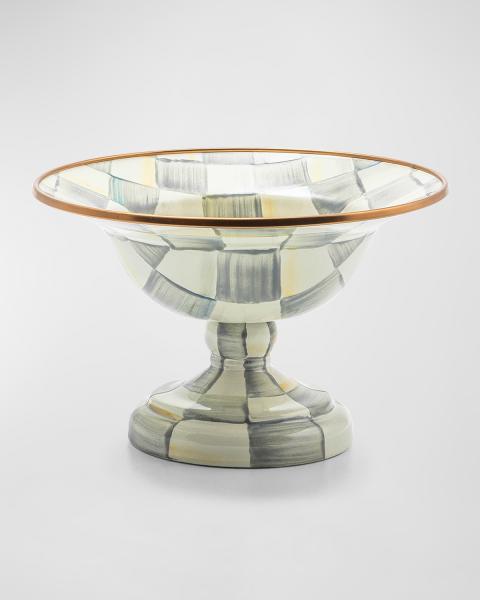 Sterling Check Large Compote main image 0