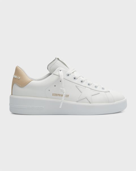 Golden Goose Hi Star Sneaker w. Leather Upper and Heel