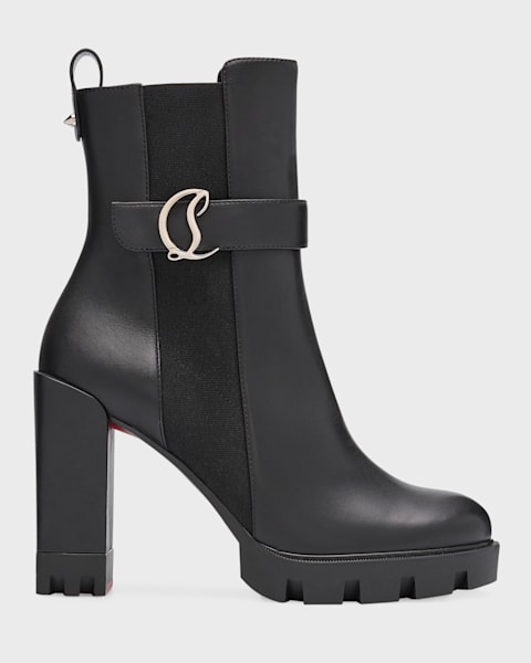 ロングブーツ GIANVITO ROSSI Black Leather Thiago Ankle Boots Gianvito Rossi Thiago Booties | Neiman Marcus