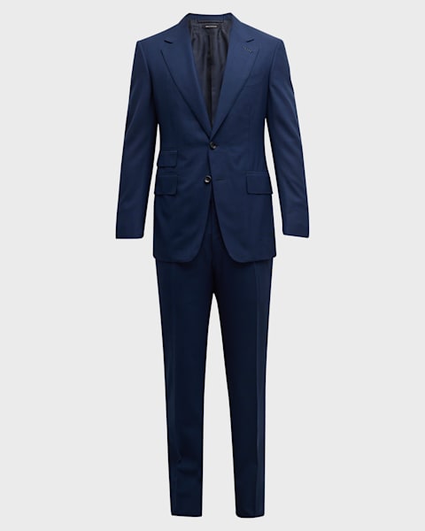 TOM FORD Men's Shelton Micro-Hopsack Suit | Neiman Marcus