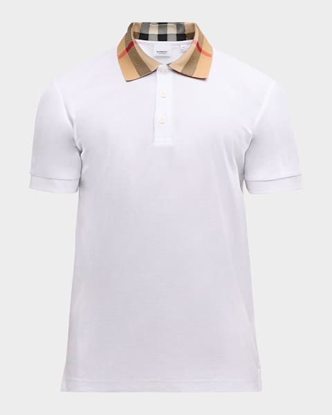 Men's Cody Check-Collar Polo Shirt