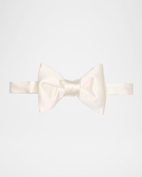 Tom Ford Men's Silk Tie Silver