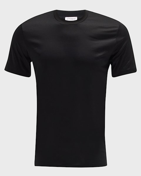 Ermenegildo Zegna マイクロモーダル ラウンドネックシャツ Ermenegildo Zegna マイクロモーダル ラウンドネックシャツ