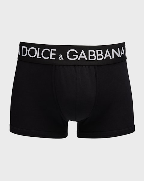 BALENCIAGA Logo Boxer Brief ブラック Balenciaga Logo Boxer Briefs Black & Black | END. (US)