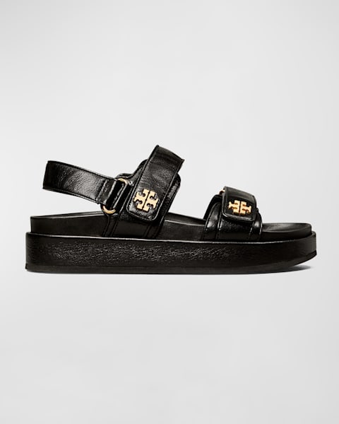 Kira Metallic Dual-Band Sport Sandals