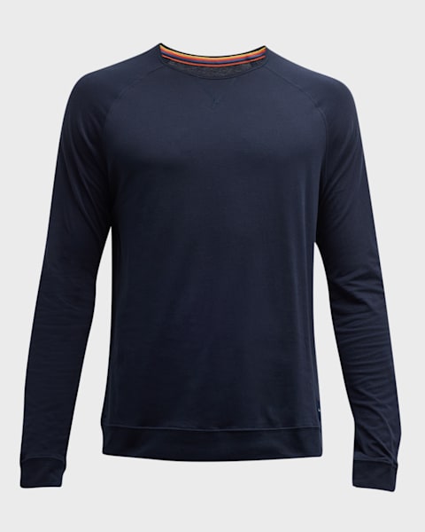 Prada Men's Cotton Long-Sleeve T-Shirt | Neiman Marcus
