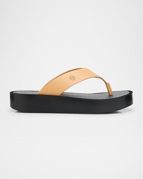 Tory Burch Gigi Leather Bar Ankle-Strap Sandals | Neiman Marcus
