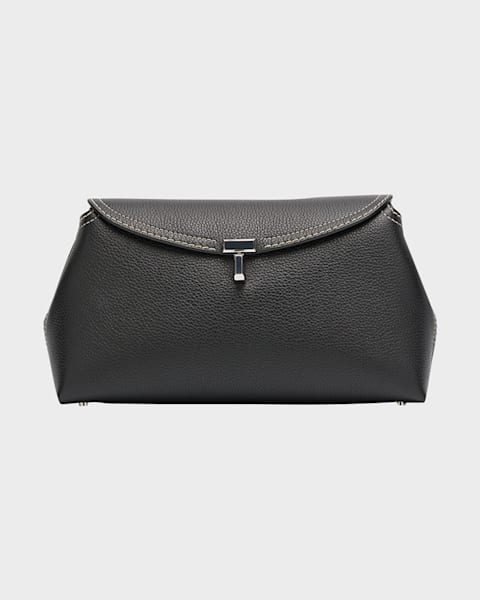 クラッチバッグ Toteme T-Lock palmellata leather clutch Toteme T-Lock Clutch in Palmellata | Neiman Marcus
