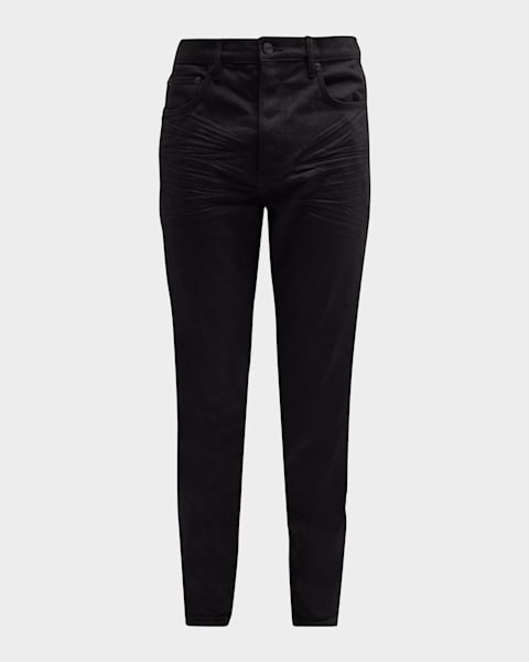 PURPLE Men's Oil Spill Skinny Jeans | Neiman Marcus