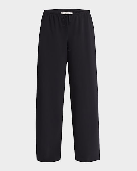 THE ROW Gala Wide-Leg Pleated Pants | Neiman Marcus