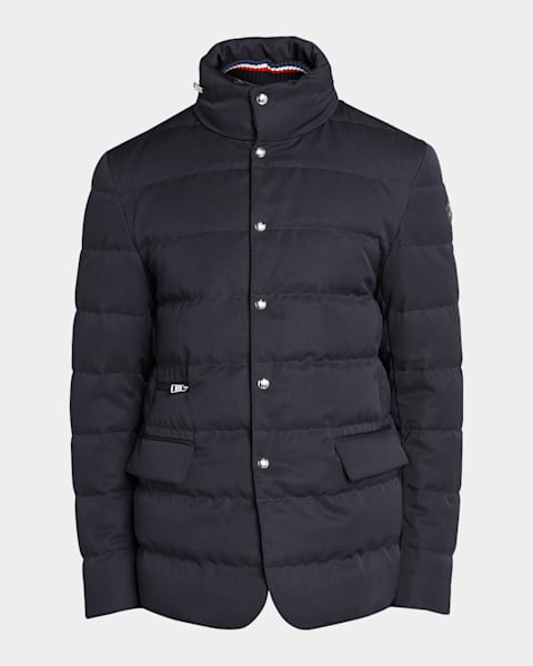 Vince Men's Tropical Wool Field Jacket | Neiman Marcus