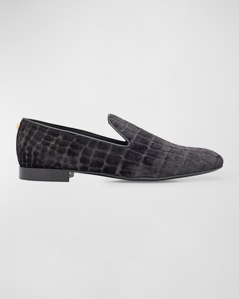 Versace Men's Medusa '95 Leather Penny Loafers | Neiman Marcus