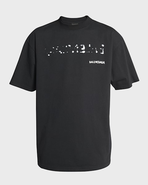 BALENCIAGA＊LAYERED SPORTS T-SHIRT OVERSIZED＊送料込 Balenciaga Offshore Long Sleeve T-shirt Oversized 'Black