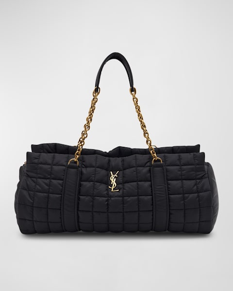 Saint Laurent Es Giant YSL Travel Bag in Smooth Quilted