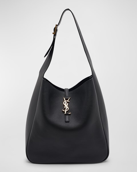 TOM FORD Tara Small Hobo Crossbody in Grained Leather