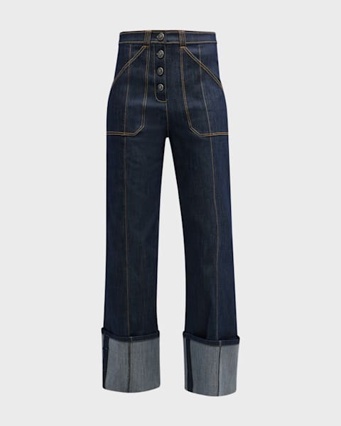 Cinq a Sept Dorothea Wide-Leg Jeans | Neiman Marcus