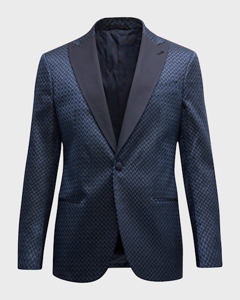 Giorgio Armani Men's Wool Silk Linen Sport Coat | Neiman Marcus