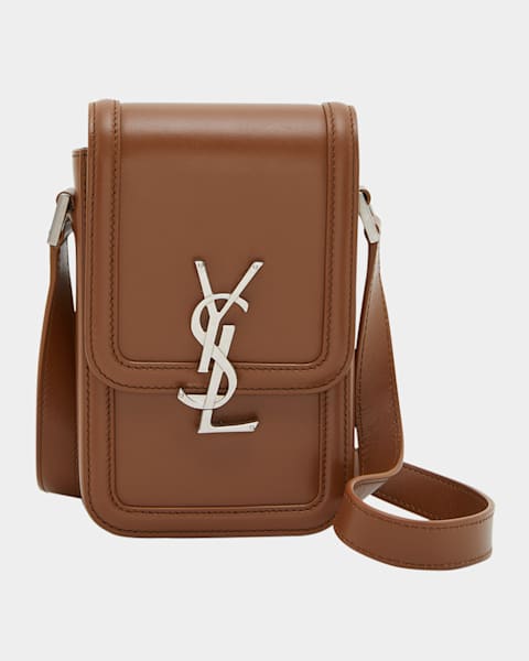 ショルダーバッグ・ポシェット BURBERRY CHECK PHONE CROSSBODY BAG Check Phone Bag in Sand - Men, Nylon | Burberry® Official