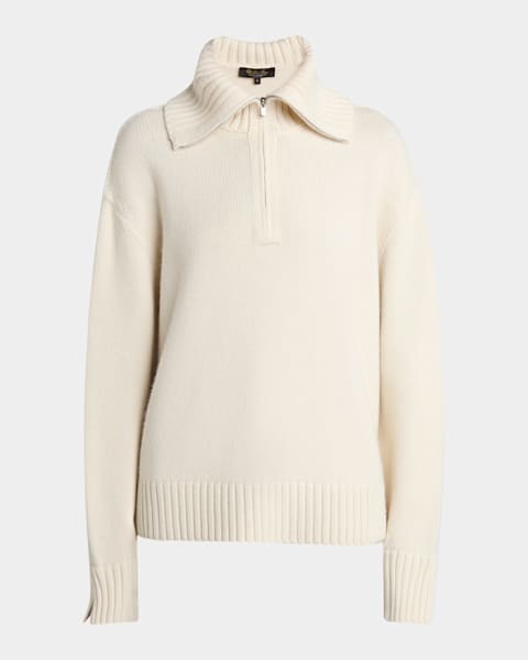 Parksville Cashmere Quarter-Zip Sweater | Neiman Marcus