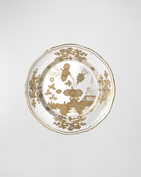 イタリア 額絵 ヴァレリー モージュリ ゴールド FAL-0250-25 GINORI 1735 Oriente Italiano Aurum Bread Plate | Neiman Marcus