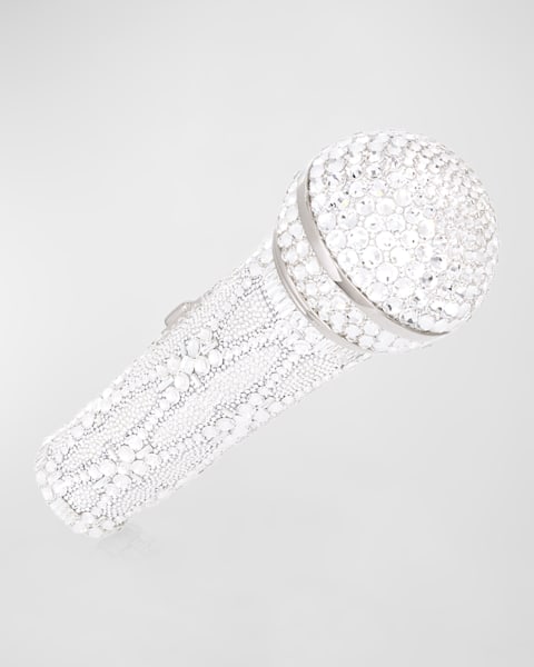 Romeo Dachshund Minaudiere Crystal Clutch Bag