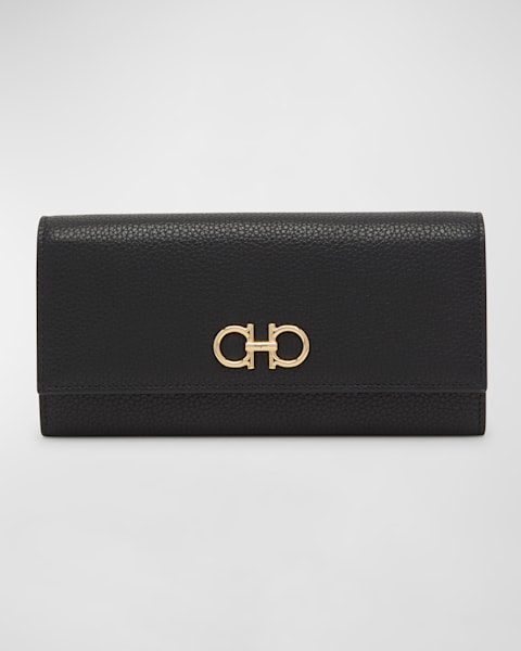 Ferragamo Hug Leather Wallet on Chain | Neiman Marcus