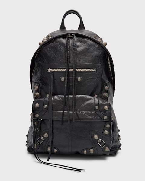 Balenciaga Men's Explorer Multilogo Nylon Backpack | Neiman Marcus
