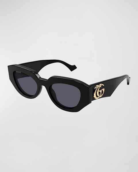 【関税&送料込】Gucci Embellished Acetate Sunglasses Gucci Embellished Acetate Cat-Eye Sunglasses | Neiman Marcus