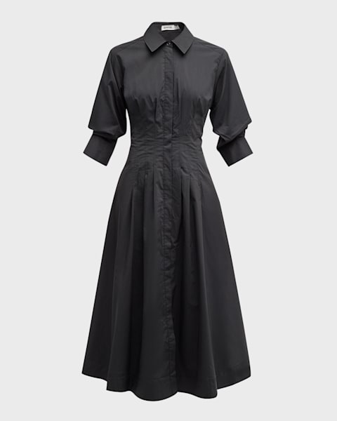 【関税&送料込】Balenciaga Suspended Poplin Shirt Dress Balenciaga Suspended Poplin Shirtdress | Neiman Marcus