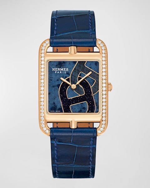 Hermes Galop D'Hermes Watch, Medium Model, 32 MM | Neiman Marcus
