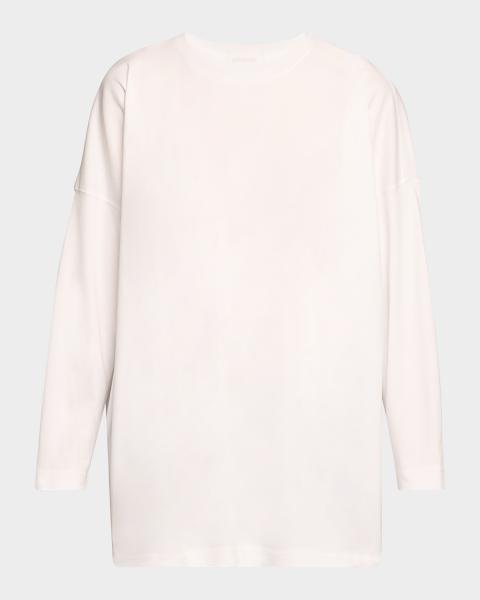 The Row Sherman Long-Sleeve Cotton Tee | Neiman Marcus