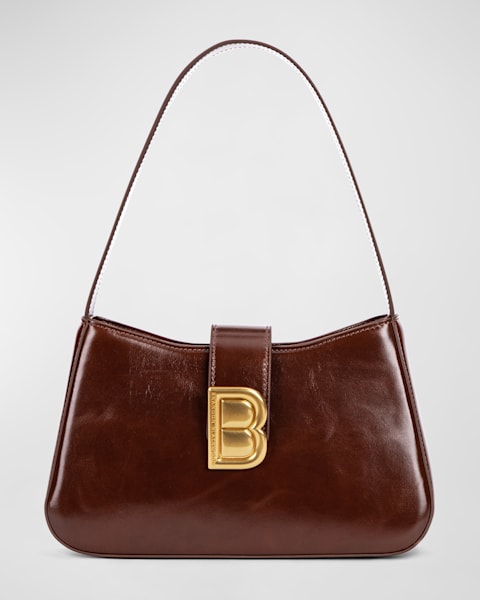 Nia Smooth Leather Shoulder Bag