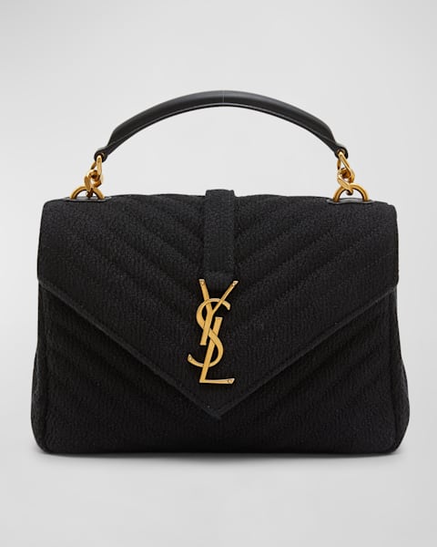 Saint Laurent Manhattan Small Shoulder Bag in Smooth Leather