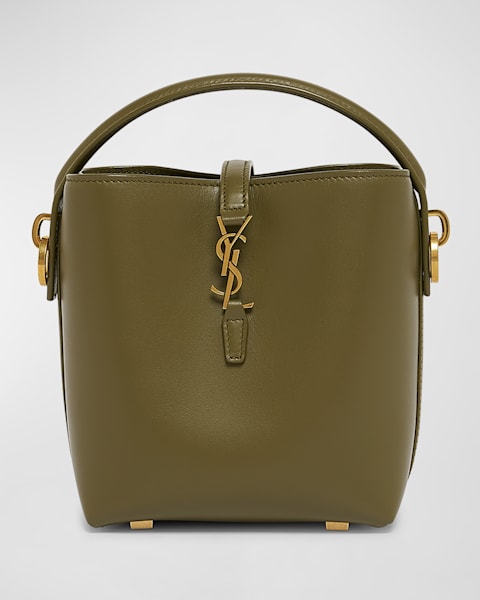 Le 37 Small YSL Bucket Bag in Spazzolato Leather