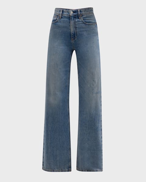 ALICE+OLIVIA ♥ Weezy Embr Eyelet Jeans /追跡付 Alice + Olivia Weezy High-Rise Embroidered Eyelet Jeans