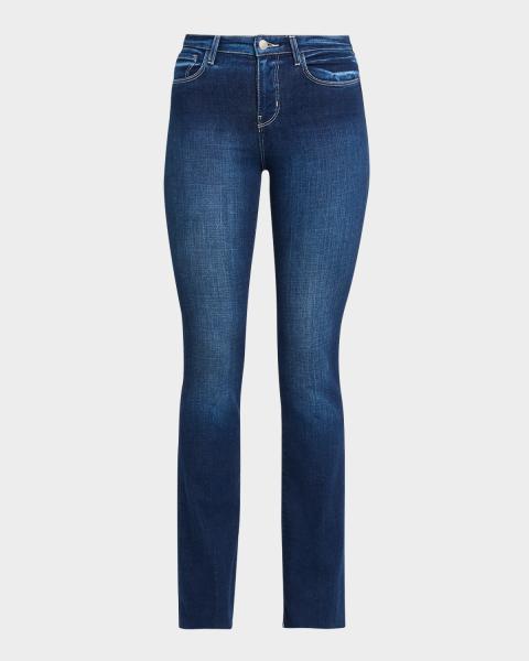 Brandon Maxwell Wide Denim Belt Indigo Size Medium NWT The Callan Wide Leg Jean in Vintage Blue main image 2