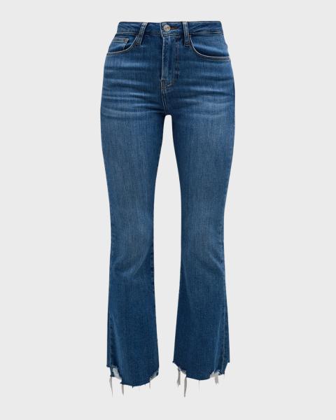 Frame - Le Crop Mini Boot Raw Stagger Jean