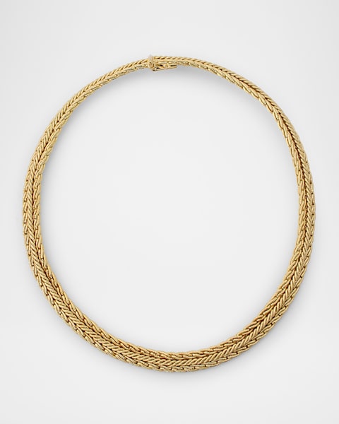 Gold Statement Rope Chain Necklace