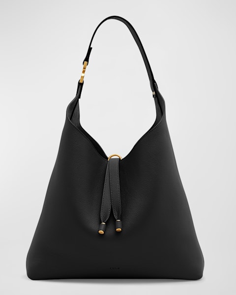 【送関込】Chloe☆クロエ Small marcie bag Chloé グレインレザー製Marcieスモールバッグ のブラック | Chloé JP